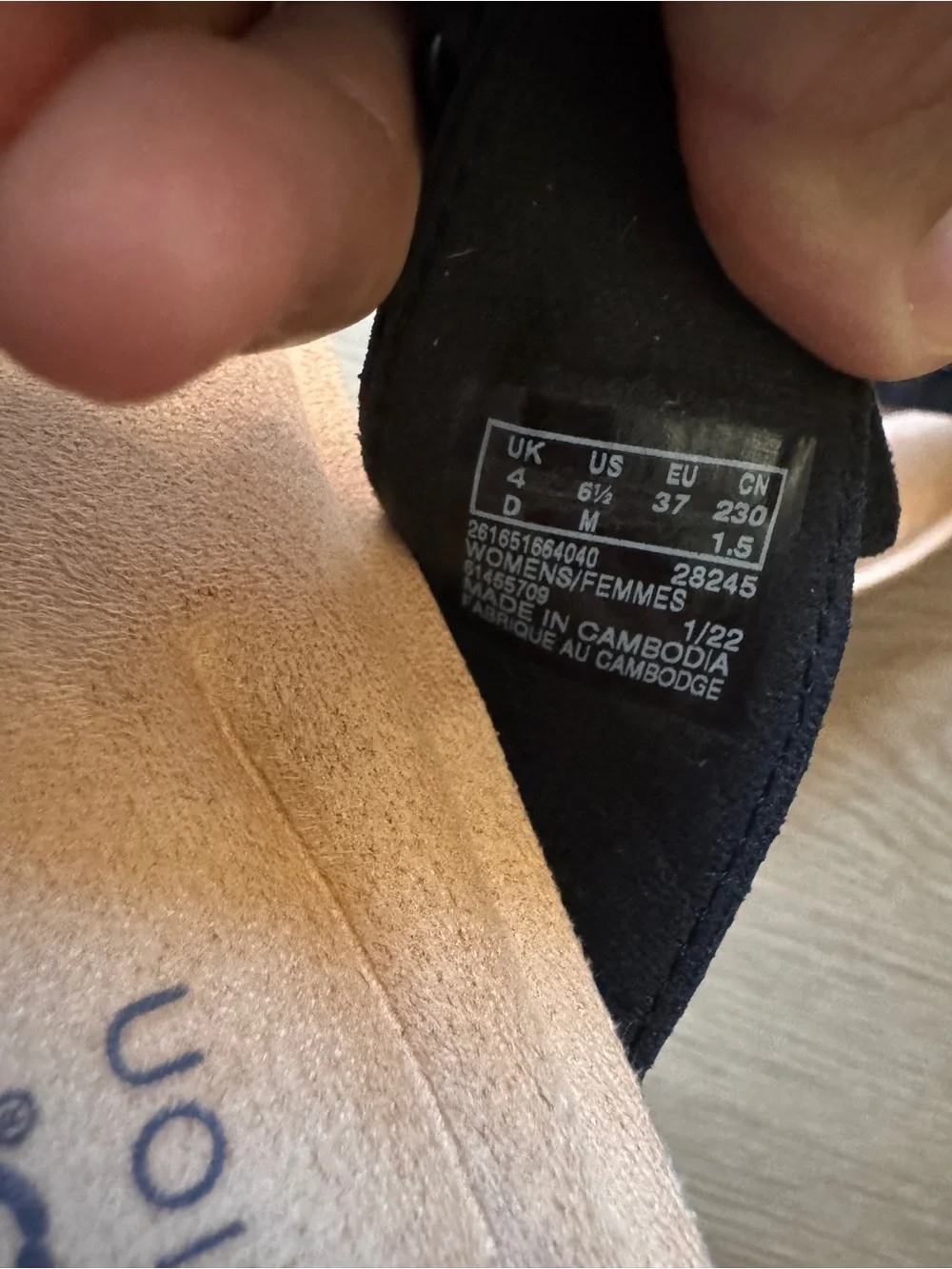 Clarks Black Leather Slip-On Sandals with Buckle